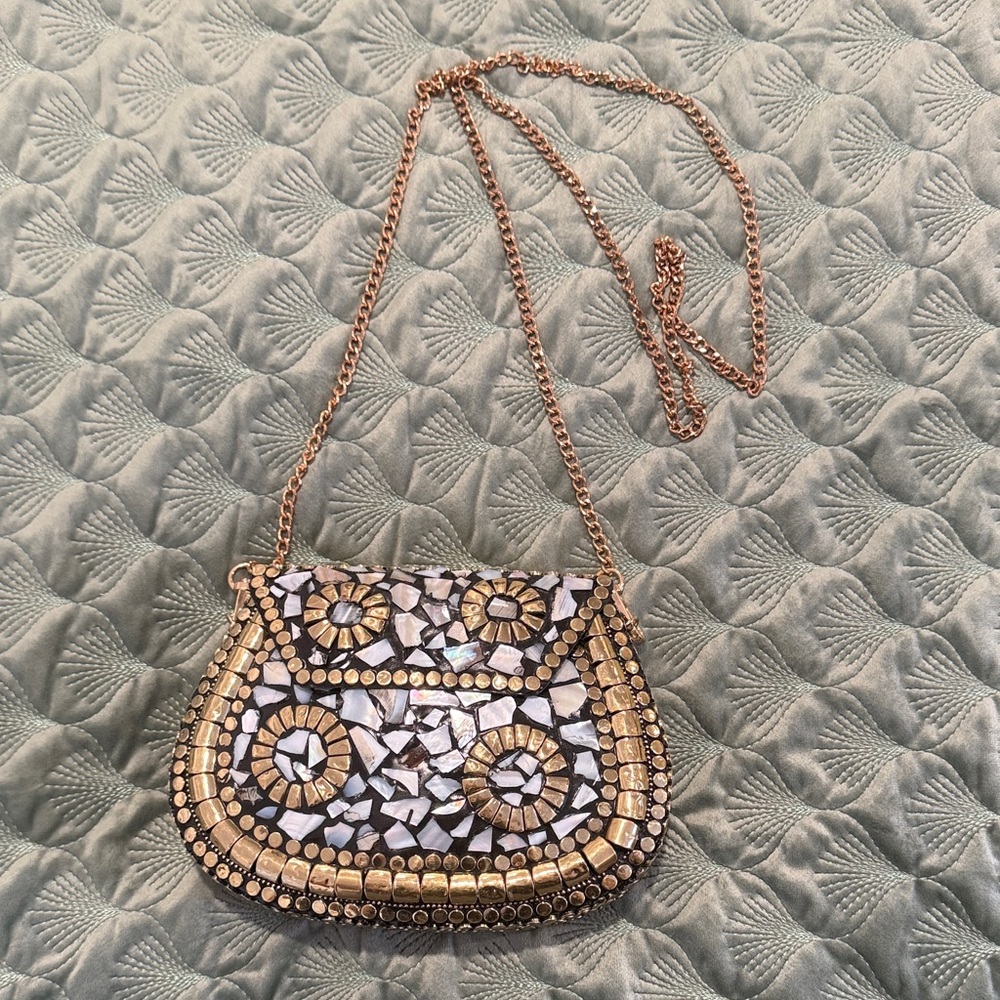 Ramala Elegant Mosaic Patterned Shoulder Bag